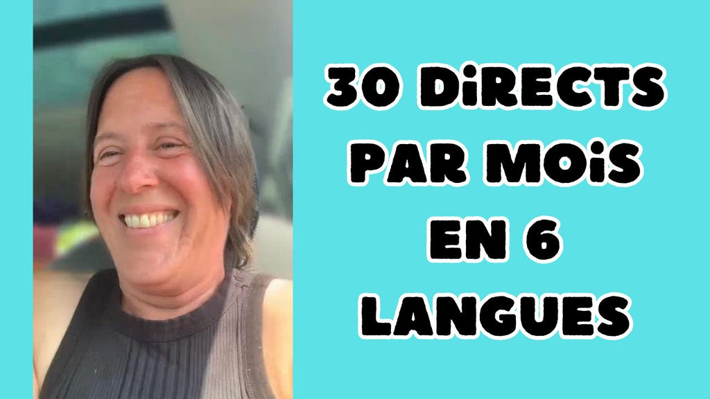 30 sessions en direct par mois en 6 langues