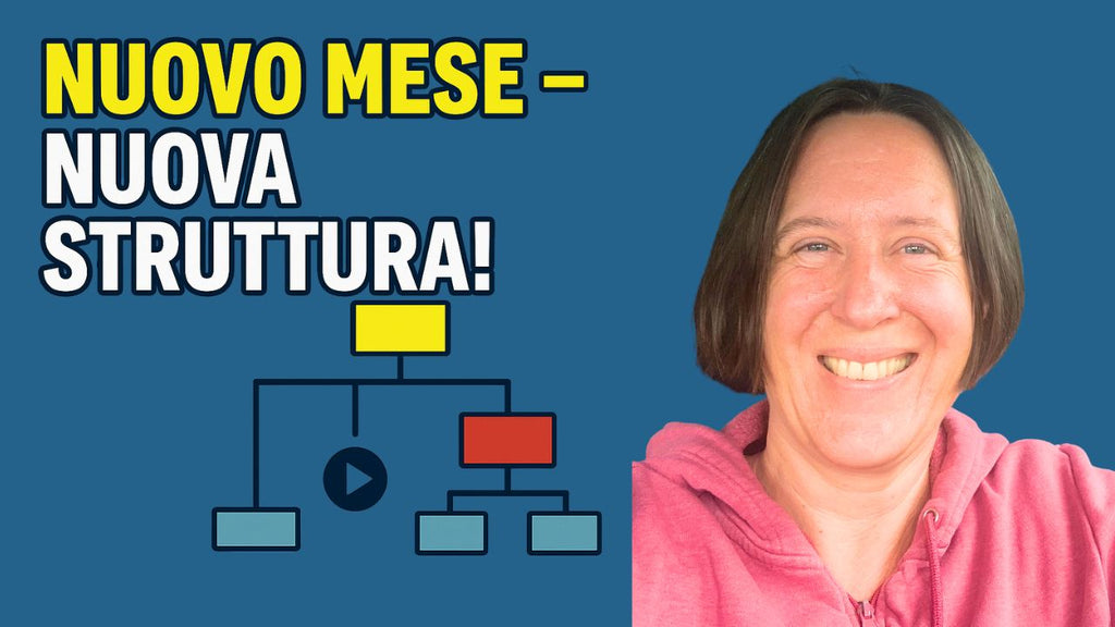Nuovo mese – nuova struttura! 🎉  Da luglio cambio il mio piano di contenuti