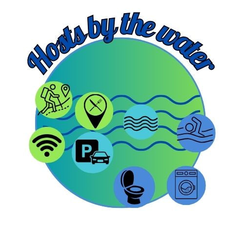 Hiking guide hosts by the water - series in 6 languages -  MediaBooks