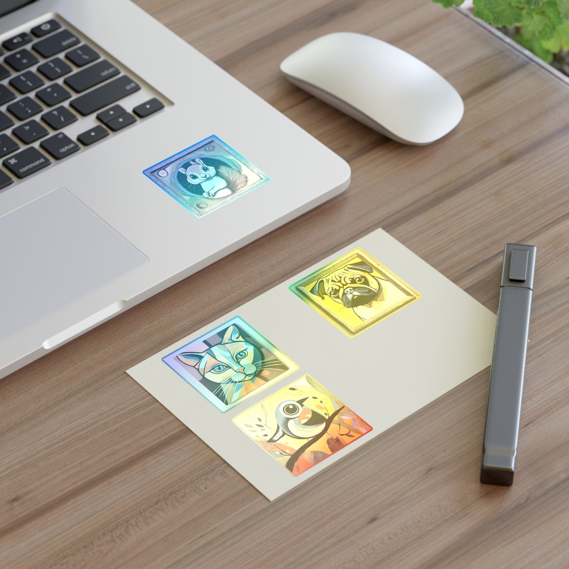 Playful Picasso Paradise: Vinyl Sticker Sheet by polyglotmona