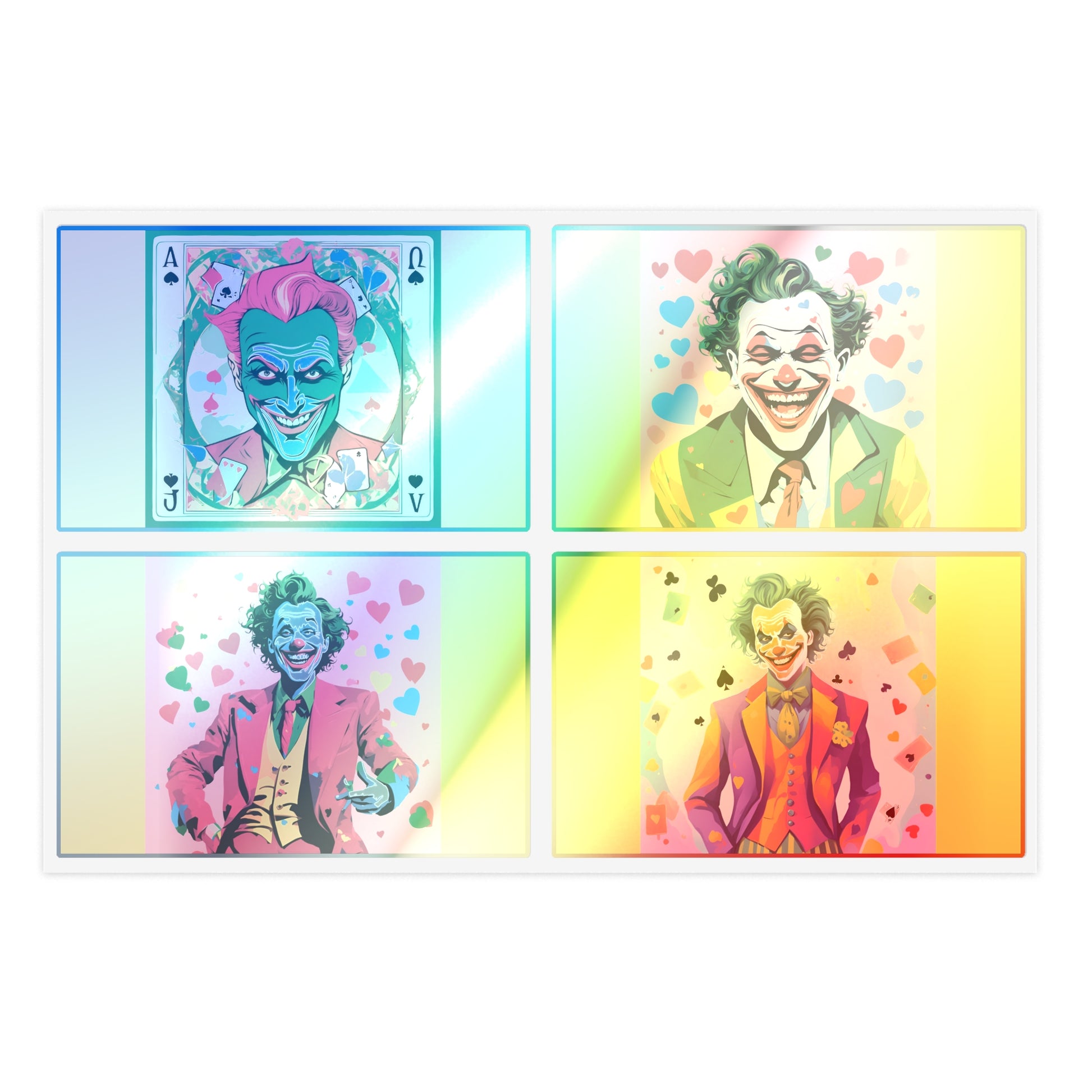 Joyful Joker Joy Stickers by Polyglotmona – Bring Spontaneous Fun to Your Calendar with these Sticker Sheets