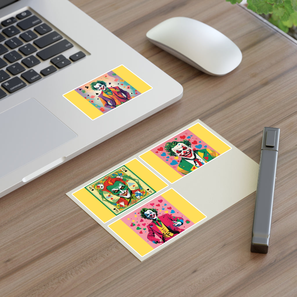 Joyful Joker Joy Stickers by Polyglotmona – Bring Spontaneous Fun to Your Calendar with these Sticker Sheets